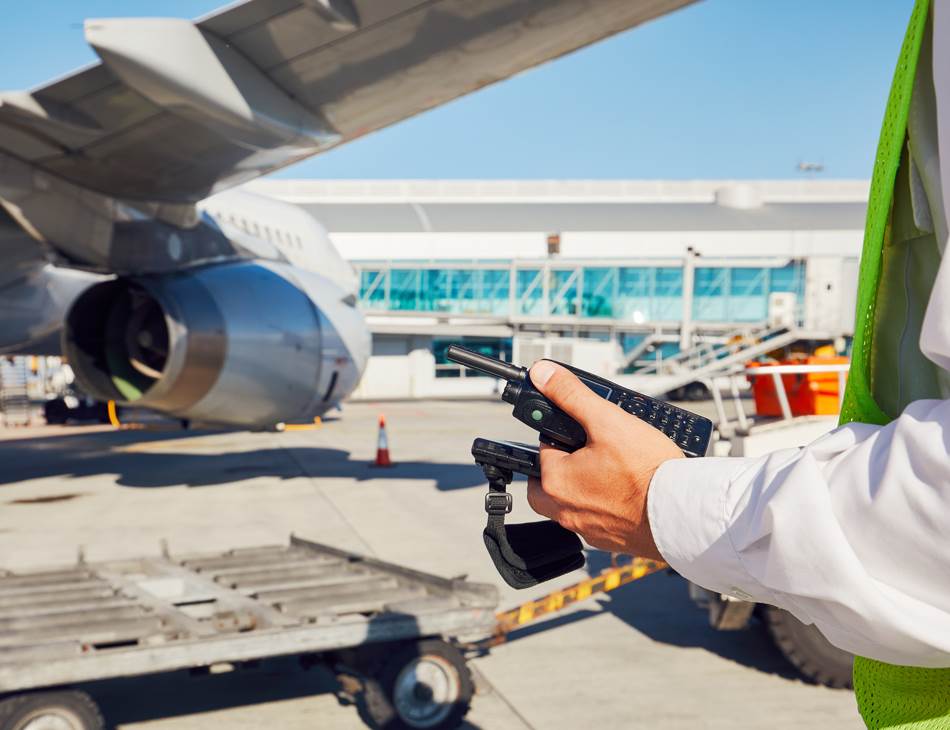 DAMM airport communication system using TETRA radio solution