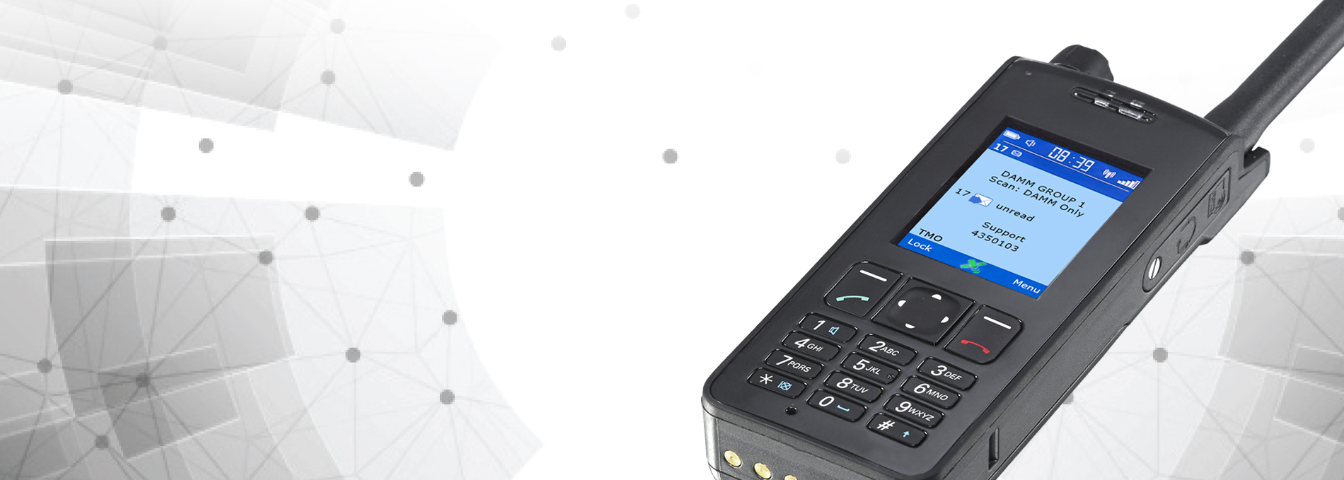 DAMM Funktel VHF TETRA radio FT5