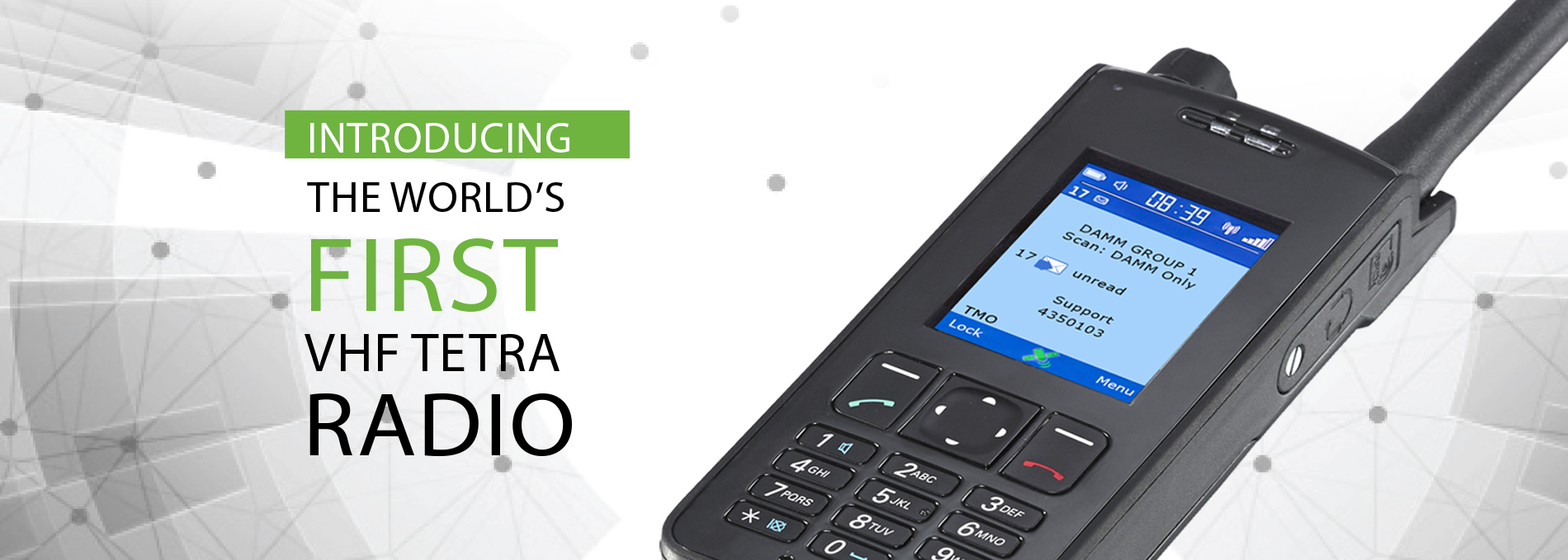DAMM VHF TETRA terminal